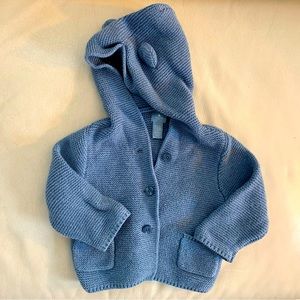 Baby GAP Knitted Brannon Bear Hoodie Sweater (6-12 months)